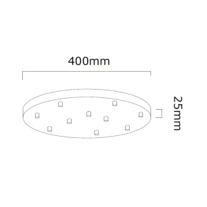 Lustra cu 10 pendule pentru tavane inalte, hol, casa scarii Ero X auriu 40 - Img 5