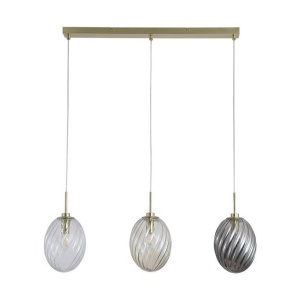 Lustra cu 3 pendule sticla colorata Whirl 621298 universul-luminii.ro