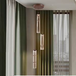 Lustra cu 3 pendule suspendate LED Canas