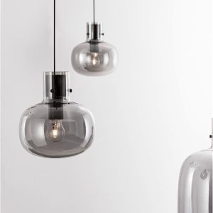 Lustra cu 4 pendule design modern CINZIA fumuriu 201958 universul-luminii.ro