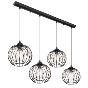 Lustra cu 4 pendule design modern HANAKO 16029-4H GL