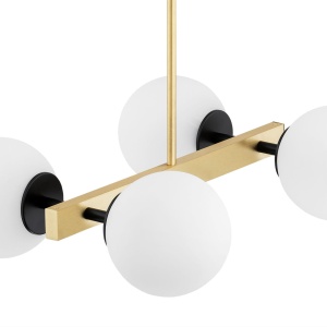 Lustra cu 4 surse de iluminat moderna FREEMONT auriu 108018 universul-luminii.ro