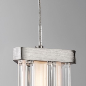 Lustra cu 5 pendule LED 2700K PHEME nickel satinat - Img 8