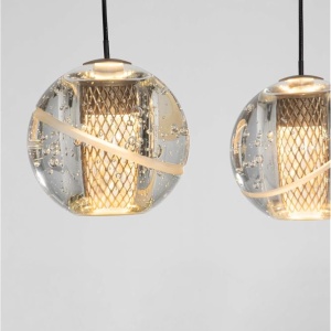 Lustra cu 5 pendule LED design modern LICIO 236438 universul-luminii.ro
