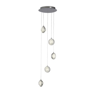 Lustra cu 5 pendule LED Quartz 624598 universul-luminii.ro