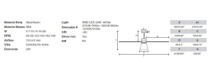 Lustra cu Ventilator si telecomanda AMELIA L CONE LED gri 217028 universul-luminii.ro
