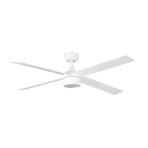 Lustra cu Ventilator tavan si telecomanda RUDDER 4 L alb/frasin 4000K