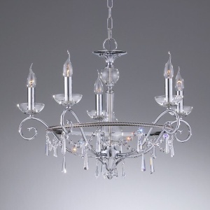Lustra de LUX cristal Asfour fabricat manual diam.66cm Irina 2545/5 Bejorama
