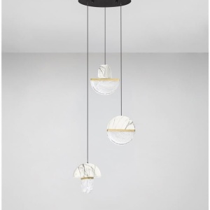 Lustra decorativa cu 3 pendule LED 3000K DORIN - Img 3