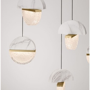 Lustra decorativa cu 8 pendule LED 3000K DORIN - Img 2