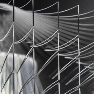 Lustra design Art Deco realizata manual Aria Medium Transparent 215178 universul-luminii.ro