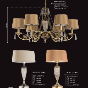 Lustra design clasic cristal Asfour Monza 192238 universul-luminii.ro