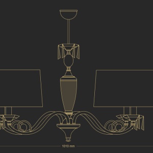 Lustra design clasic cristal Asfour Monza - Img 3