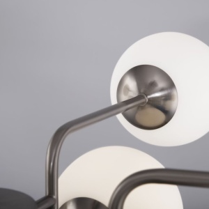 Lustra design deosebit Erich nickel 10L 118678 universul-luminii.ro