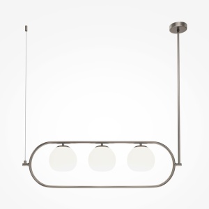 Lustra design deosebit Erich nickel 3L 118668 universul-luminii.ro