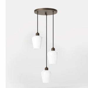Lustra design italian din alama si sticla Talis - Img 4