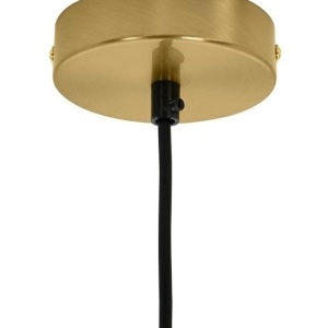 Lustra design miminalist, Metal auriu, Glob Sticla, AURELIA Double - Img 5