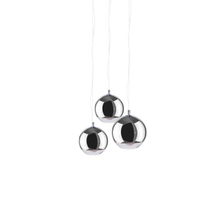 Lustra design modern Silver Ball 3 96828 universul-luminii.ro