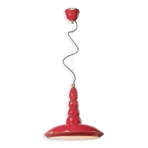 Lustra design retro realizat manual din ceramica VINTAGE