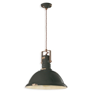 Lustra design retro realizata manual din ceramica INDUSTRIAL 216808 universul-luminii.ro