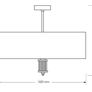 Lustra eleganta design modern Seti, 50cm 144188 universul-luminii.ro