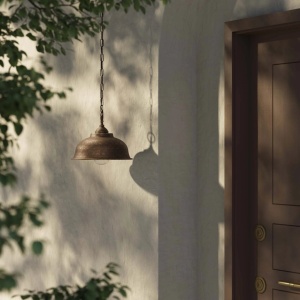 Lustra exterior IP44 realizat manual din alama Lipari - Img 6