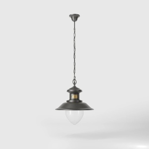 Lustra exterior IP44 realizata manual din alama Amalfi - Img 4