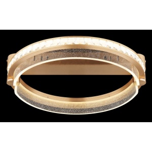 Lustra LED aplicata design circular cu telecomanda BLONDIE D-40cm - Img 6