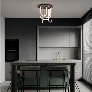 Lustra LED aplicata design decorativ TOPAZ - Img 5