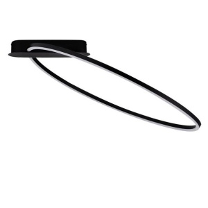 Lustra LED aplicata design modern minimalist KIKLOS negru - Img 1