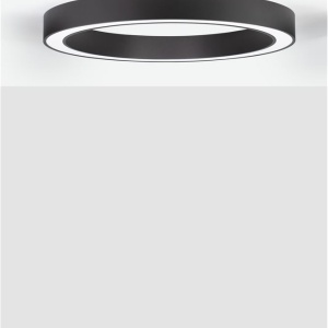 Lustra LED aplicata design modern OPAL 60W negru - Img 2