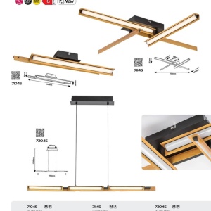 Lustra LED aplicata design modern Remiel - Img 9