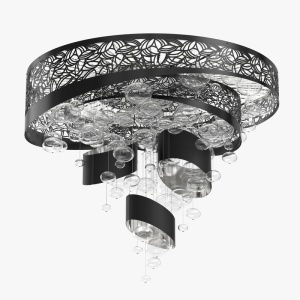 Lustra LED aplicata moderna design LUX, diametru 100cm, GLORY 01-CH 198238 universul-luminii.ro