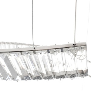 Lustra LED casa scarii design deosebit CHARMES 1A crom - Img 3