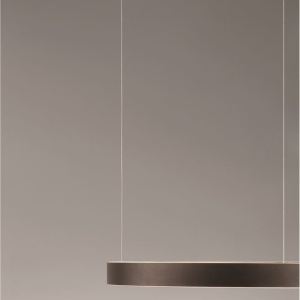 Lustra LED circulara ELOWEN 60cm, maro 228468 universul-luminii.ro