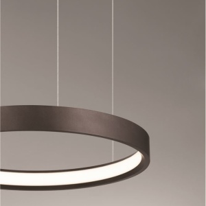 Lustra LED circulara PERRINE 40cm, maro 147728 universul-luminii.ro