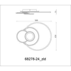 Lustra LED cu telecomanda design circular BELTRAN - Img 10