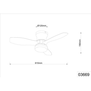 Lustra LED cu Ventilator si telecomanda IRWIN - Img 10