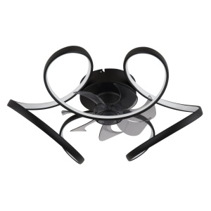 Lustra LED cu ventilator si telecomanda LORIS 03638 GL 247068 universul-luminii.ro