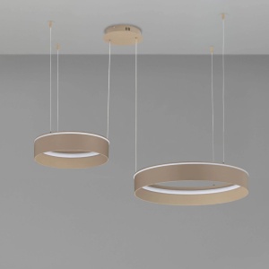 Lustra LED design circular OLIVIA bej - Img 5