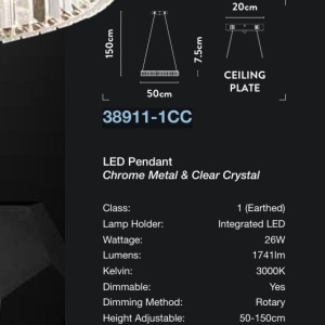 Lustra LED design circular Tier - Img 4