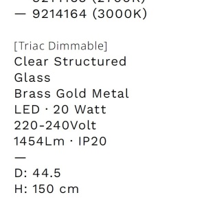 Lustra LED design decorativ 3000K BLAZIK D-44,5cm - Img 6