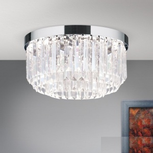 Lustra LED design LUX PRISM 35cm, chrome 197328 universul-luminii.ro