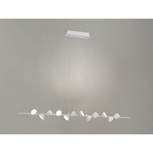 Lustra LED design modern ADN alb Line 219458 universul-luminii.ro