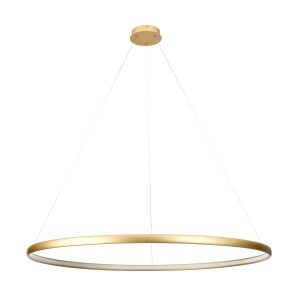 Lustra LED design modern circular CARLO auriu, diametru 120cm - Img 2