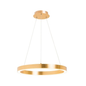 Lustra LED design modern circular CARLO auriu, diametru 40cm - Img 2