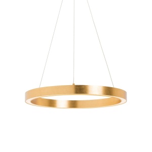 Lustra LED design modern circular CARLO auriu, diametru 40cm - Img 5