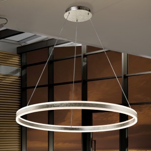Lustra LED design modern circular Ø100cm Helia argintie - Img 4