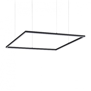 Lustra LED design modern geometric ORACLE SLIM SP D090 SQUARE 3000K ON-OFF BK - Img 1