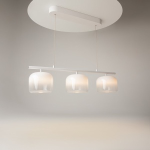 Lustra LED design modern Spirito alb